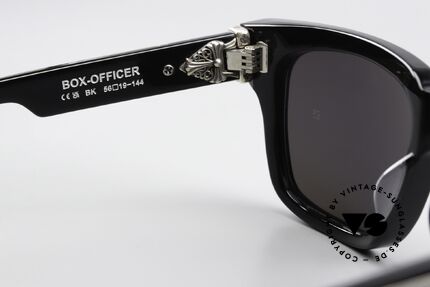 Chrome Hearts Box-Officer Men's Shades 925 Silver, unworn pair with orig. case, cloth and booklet, Made for Men