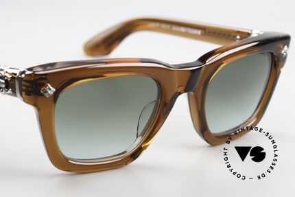 Chrome Hearts Donnysoffergisms Luxury Punk Sunglasses, high-quality ZEISS lenses with a green gradient, Made for Men and Women