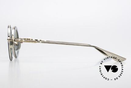 Chrome Hearts Cliticism Round Luxury Sunglasses, with the signature Chrome Hearts insignia, Made for Men and Women