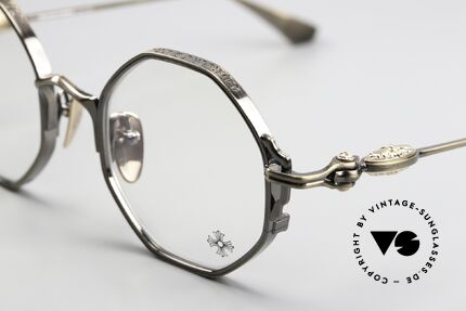 Chrome Hearts Tiggies Luxury Specs Octagonal, with the signature Chrome Hearts insignia, Made for Men and Women