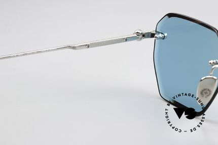 Chrome Hearts Hole Shot Sunglasses Rimless Titan, Size: medium, Made for Men and Women