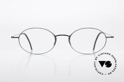 Lindberg 5503 Thintanium Ladies And Gents Glasses, col. PU12: Shiny Brown temples & Anthracite front, Made for Men and Women