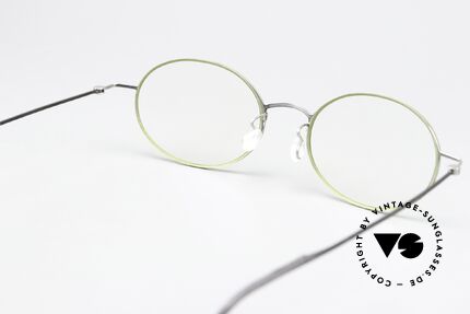 Lindberg 5503 Thintanium Thin Oval Specs Unisex Titan, unworn designer piece with original Lindberg case, Made for Men and Women