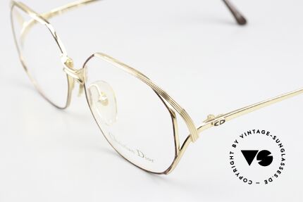 Christian Dior 2476 1980's Frame Gold-Plated, unworn rarity in untouched condition + case, Made for Women