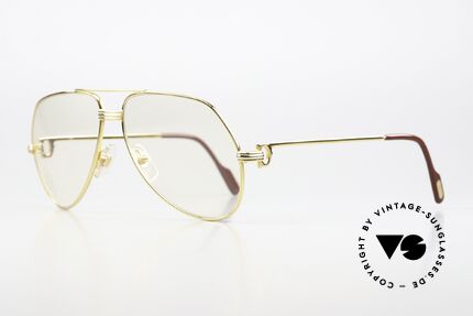 Cartier Vendome LC - M Changeable Cartier Lenses, this pair (with L.Cartier decor): Medium size 59-14, 140, Made for Men and Women