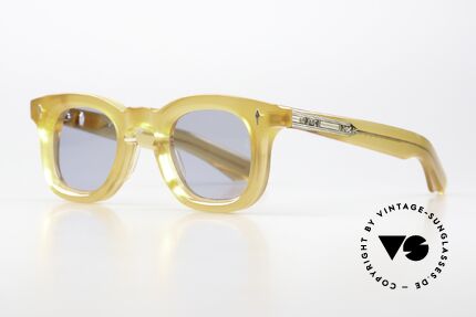 Jacques Marie Mage Devaux Sunglasses Square Panto, panto shades, color: saffron / pebble, size 43-27, Made for Men