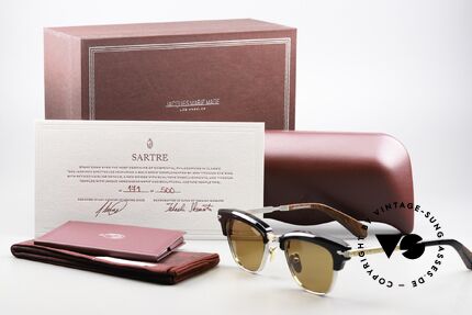 Jacques Marie Mage Sartre Philosopher's Sunglasses, Size: large, Made for Men