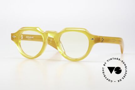 Jacques Marie Mage Kellerman Round Panto Eyeglasses Details