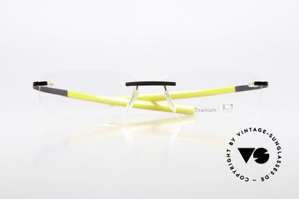 Tag Heuer 0304 Reflex Reflex Metallic Temples, extremely sporty rimless glasses for gentlemen, Made for Men
