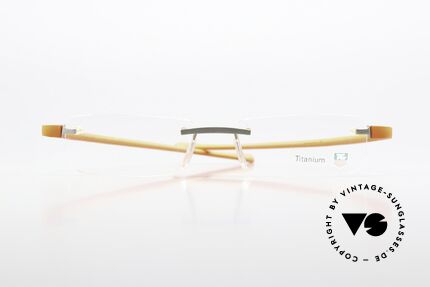 Tag Heuer 3102 Reflex Titanium Specs Rimless, extremely sporty rimless glasses for gentlemen, Made for Men