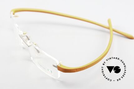 Tag Heuer 3102 Reflex Titanium Specs Rimless, ideal wearing comfort (temples adapt to the face), Made for Men