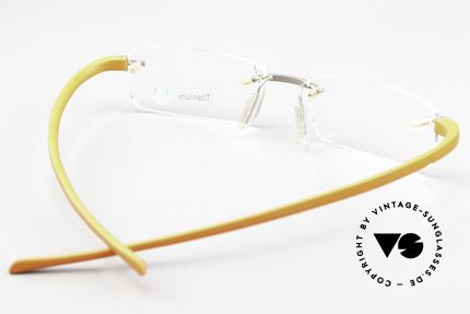 Tag Heuer 3102 Reflex Titanium Specs Rimless, unworn, titanium front, with full orig. packaging, Made for Men