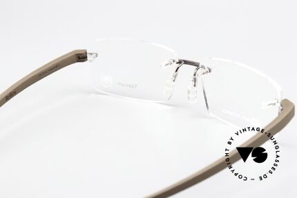 Tag Heuer 3941 Reflex Sporty Eyewear Chocolat, NOT retro eyeglasses, but an original from 2004, Made for Men