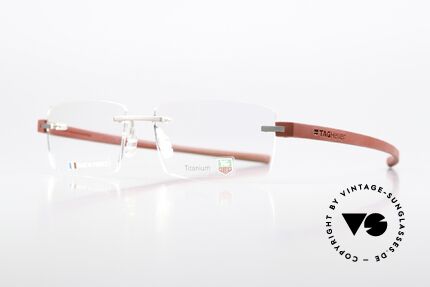 Tag Heuer 3941 Reflex Luxury Frame From France, with “racing” temples made of elastomer rubber, Made for Men