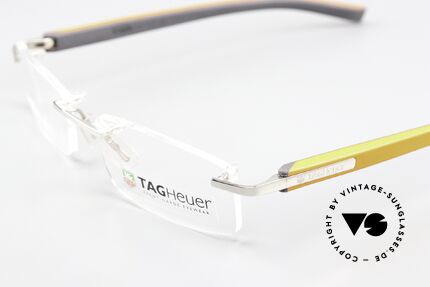 Tag Heuer 8108 Trends Palladium Orange Gray 2009, dynamic racing eyeglasses (Avant-Garde Eyewear), Made for Men