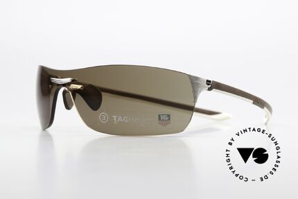 Tag Heuer 5505 Reflex Panorama View Sunglasses, with “racing” temples made of elastomer rubber, Made for Men