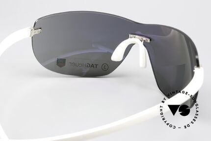 Tag Heuer 5109 Reflex Racing Shades From 2007, unworn model from 2007; white / palladium / gray, Made for Men and Women