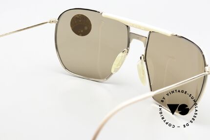 Zeiss 9918 XLarge 80's Sports Glasses, gold-plated frame can be glazed with any lenses, Made for Men