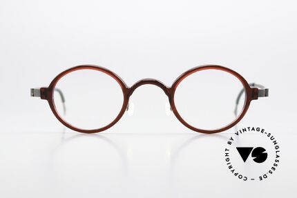 Lindberg 1011 Acetanium Oval Designer Glasses Small, designer eyeglass-frame for women and men likewise, Made for Men and Women