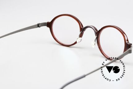Lindberg 1011 Acetanium Oval Designer Glasses Small, unworn designer piece with an original Lindberg case, Made for Men and Women