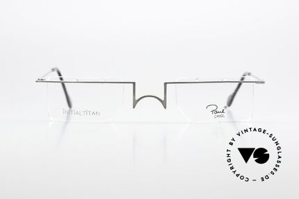 Paul Chiol 2021 Architects Vintage Frame, a synonym for sophisticated rimless spectacles, Made for Men and Women