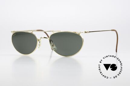 Ray Ban Deco Metals Oval B&L USA 90's Sunglasses Details