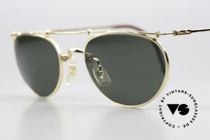 Ray Ban Deco Metals Oval B&L USA 90's Sunglasses, legendary B&L mineral lenses (100% UV protection), Made for Men and Women