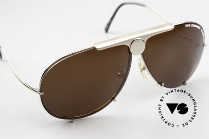 Colani 10-501 Wing Commander Aviator Frame, gold-plated Titanium frame with brown lenses (100% UV), Made for Men Colani 10-501 Wing Commander Aviator Frame, gold-plated Titanium frame with brown lenses (100% UV), Made for Men