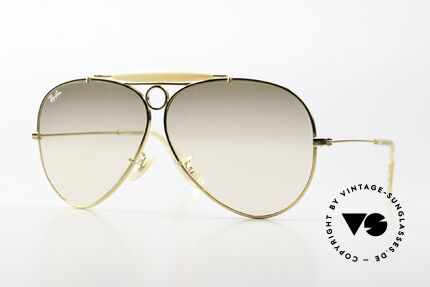 Ray Ban Shooter Limited Edition 80s Gradient, classic aviator sunglasses by RAY-BAN; large size 62°14, Made for Men Ray Ban Shooter Limited Edition 80s Gradient, classic aviator sunglasses by RAY-BAN; large size 62°14, Made for Men