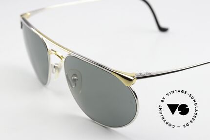 Ray Ban Zenus Ultra Precious Metals 24kt GP, produced in the 1980s & 1990s by Bausch & Lomb, USA, Made for Men and Women