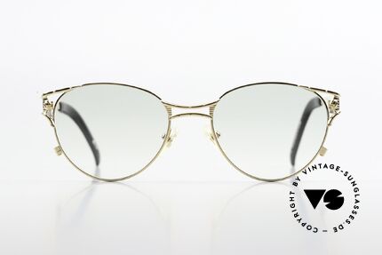 Jean Paul Gaultier 56-4179 No Retro Designer Shades 90s, with fancy designed temples (typically J.P. Gaultier), Made for Men and Women