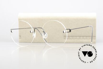 Lindberg 258 Air Titan Rimless Frame 90's Specs, the frame is almost invisible and weighs only 2.7 grams, Made for Men and Women
