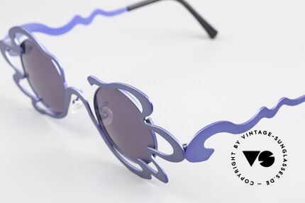 Theo Belgium Tagliatelli Spaghetti Sunglasses Ladies, Spaghetti Series from 1996: frame is shaped like noodles, Made for Women