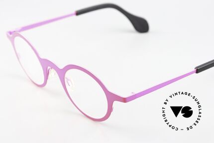 Theo Belgium Mille 24 Neon Pink Frame Eyecatcher, unworn; like all our vintage Theo eyewear specs, Made for Men and Women