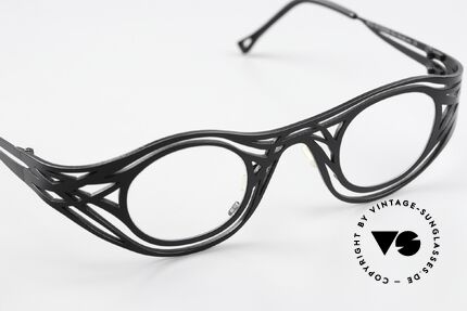 Theo Belgium Eye-Witness KG Avant-Garde Titanium Glasses, these specs were apparently unfinished & asymmetrical, Made for Men and Women