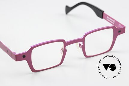 Theo Belgium Sixteen Titanium Frame Pink Metallic, unworn NOS model from the Theo 'TEENS' family, Made for Women