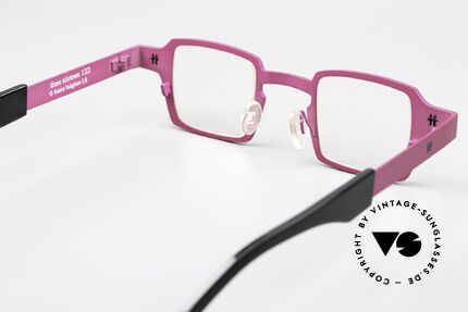 Theo Belgium Sixteen Titanium Frame Pink Metallic, lens height 30mm = suitable for progressive lenses, Made for Women