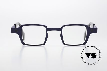 Theo Belgium Sixteen Titanium Frame Blue Metallic, model Sixteen with col. code 752 (blue metallic), Made for Men and Women