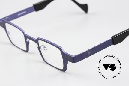 Theo Belgium Sixteen Titanium Frame Blue Metallic, high-end PURE TITANIUM frame in size 37/18, Made for Men and Women