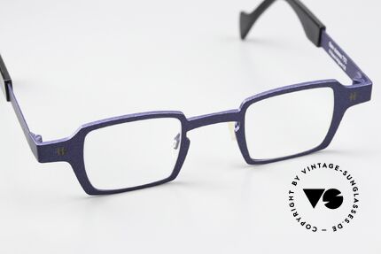 Theo Belgium Sixteen Titanium Frame Blue Metallic, unworn NOS model from the Theo 'TEENS' family, Made for Men and Women