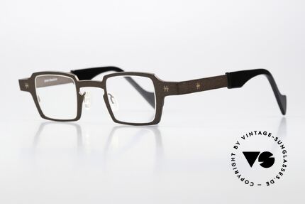 Theo Belgium Sixteen Titan Specs Brown Metallic, women's eyeglasses and men's eyeglasses alike, Made for Men and Women
