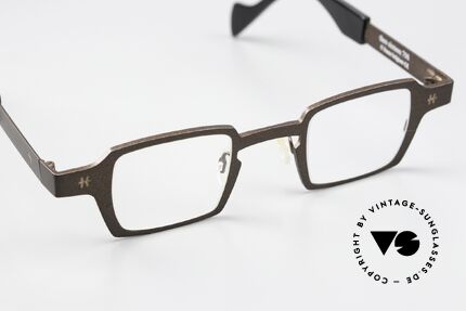 Theo Belgium Sixteen Titan Specs Brown Metallic, unworn NOS model from the Theo 'TEENS' family, Made for Men and Women