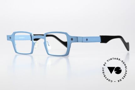 Theo Belgium Sixteen Titanium Turquoise Metallic, women's eyeglasses and men's eyeglasses alike, Made for Men and Women