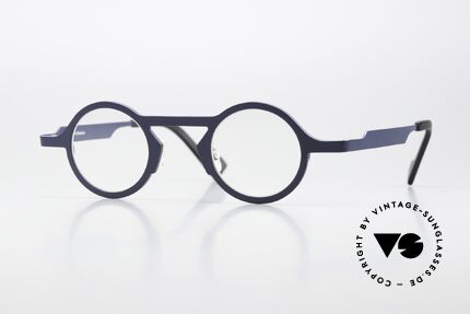 Theo Belgium Africa Titanium Frame Dark Blue Details