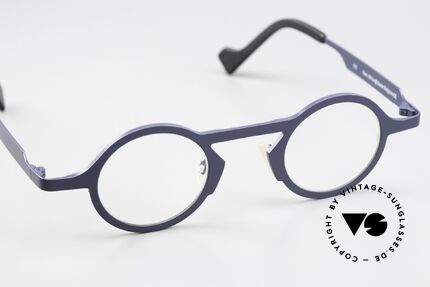 Theo Belgium Africa Titanium Frame Dark Blue, design and craftsmanship together on TOP level, Made for Men and Women