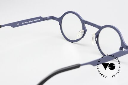 Theo Belgium Africa Titanium Frame Dark Blue, unworn; like all our unique Theo eyewear specs, Made for Men and Women