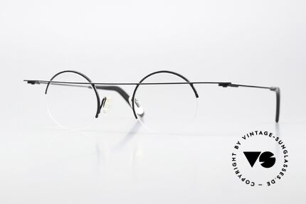 Theo Belgium Gnocchi Bar Glasses Titan Rimless Details