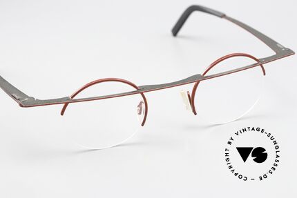 Theo Belgium Gnocchi Designer Specs Semi Rimless, design and craftsmanship together on TOP level, Made for Men and Women