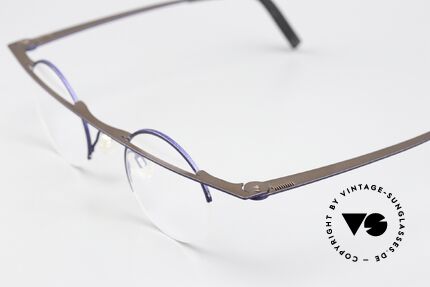 Theo Belgium Gnocchi Bar Eyeglasses Semi Rimless, avant-garde eyeglasses for ladies and gentlemen, Made for Men and Women