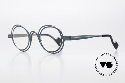 Theo Belgium Eye-Witness VA Ladies Gents Designer Specs, "front line" and "back line" make 2D = 3D; 3D in 2D, Made for Men and Women